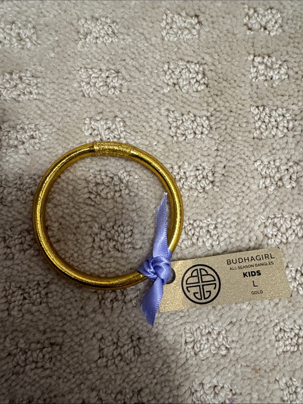 BUDHAGIRL Kids Gold Bangle Bracelet